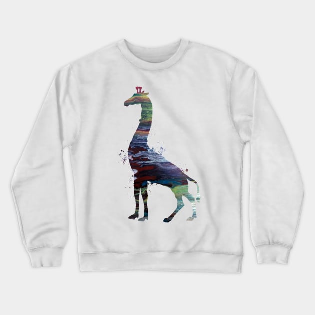 Giraffe Crewneck Sweatshirt by TheJollyMarten